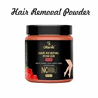 Oilanic Rose + Vanilla Hair Removal Powder Combo Pack of 2 Jar 150gms (300gms)-thumb1