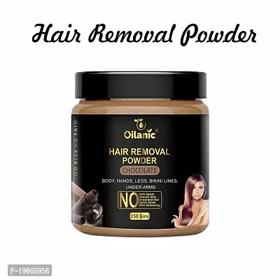 Oilanic Chocolate + Sadalwood Hair Removal Powder Combo Pack of 2 Jar 150gms (300gms)-thumb2