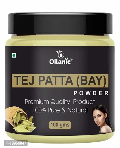 Oilanic 100% Pure  Natural Tej Patta Powder- For Skin  Hair Combo Pack of 3 Jar (300gm)-thumb2