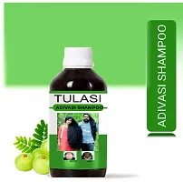 100% Pure  Natural Adivasi Tulsi Herbal Hair Shampoo for Hair Fall And Hair Growths (125ML) Pack of 2-thumb1