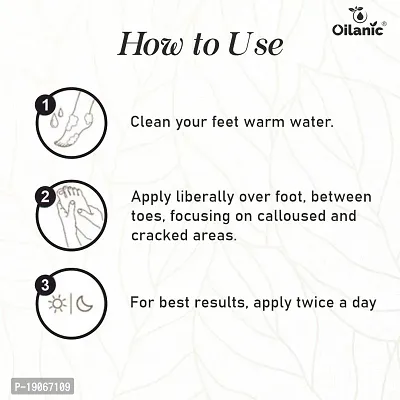 Oilanic Foot Oil For Dry, Cracked Heels Repair Foot Oil and Become your Foot Softer Enrich with Shea Butter Oil Pack of 1 of 30ML-thumb3