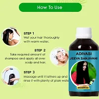 Adivasi Jeeva Sanjeevini Herbal Hair Shampoo For Regrowth And Long Hair Pure Natural (125ML) Pack of 1-thumb4