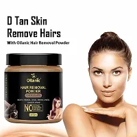 Oilanic Chocolate + Rose Hair Removal Powder Combo Pack of 2 Jar 150gms (300gms)-thumb2