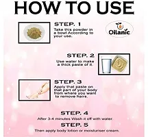 Oilanic 100% Pure  Natural Hair Removal Powder Combo pack of 2 Jars of 100 ml(200 gms)-thumb3