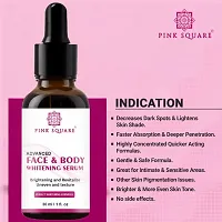 Pink Square Face and Body Lightening Serum to Maintain Skin Tone and Get Soft Smooth Skin Pack of 4 of 30 ML(120 ML)-thumb2