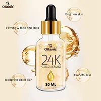 Oilanic 24K Gold Serum for Face Perfect for Dry Skin|Reduce Acne, Dark Spots  Marks Pack of 3 of 30ML-thumb3