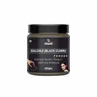 Oilanic 100% Pure  Natural Kalonji Powder- For Skin  Hair Combo Pack of 2 Jar (200gm)-thumb1