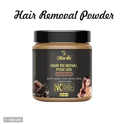 Oilanic Chocolate Hair Removal Powder Combo Pack of 2 Jar 100gms (200gms)-thumb2