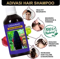 Adivasi Kadambari Herbal Hair Shampoo For Strong, Healthy and Shiny Hairnbsp;(125ml) Pack of 1-thumb3