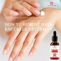 Pink Square Skin Lightening Serum to Remove Dark Knuckles from Hands, Legs, Knees, Elbows for Smooth Skin Pack of 4 of 30 ML(120 ML)-thumb1