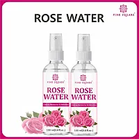 Pink Square 100% Pure Gulab Jal | Rose Water | Toner, Face-Mist, Astringent, Body-Spray | Oil-Control, Acne-Control, Hydration | Skin Moisturization Pack of 1 of 100ML-thumb1