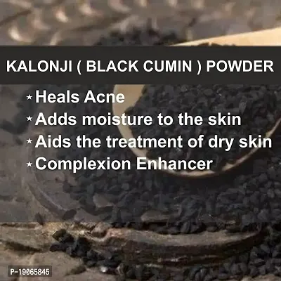 Oilanic 100% Pure  Natural Kalonji Powder- For Skin  Hair Combo Pack of 2 Jar (200gm)-thumb3