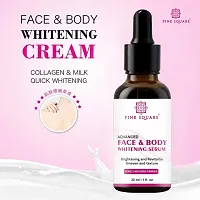 Pink Square Face and Body Lightening Serum to Maintain Skin Tone and Get Soft Smooth Skin Pack of 4 of 30 ML(120 ML)-thumb1