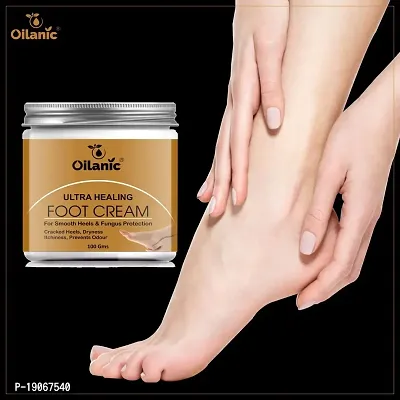 Oilanic Foot Care Cream For Dry and Cracked Heel For Repair |Healing  softening cream 100gm-thumb2