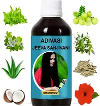 Adivasi Jeeva Sanjeevini Herbal Hair Shampoo For Regrowth And Long Hair Pure Natural (125ML) Pack of 1-thumb1