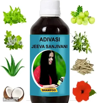 Adivasi Jeeva Sanjeevini Herbal Hair Shampoo For Regrowth And Long Hair Pure Natural (125ML) Pack of 1-thumb2