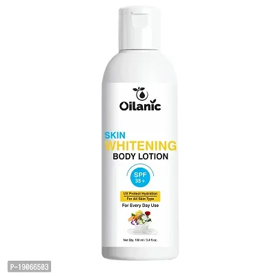 Oilanic Skin Lightening SPF 35+ Sunscreen Ultra Protective Body Lotion For All Skin Types Pack of 1 of 100 ML