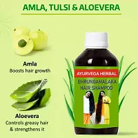 Herbal Ayurveda Bhrungamalaka Shampoo 100% Organic/Pure/Natural Anti-Hair Fall or Hair Growth (125ML) Pack of 1-thumb4