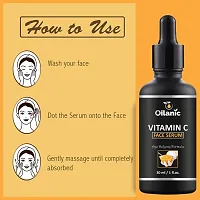 Oilanic Vitamin C Face Serum For Anti Aging, Smoothening  Brigthening Face For Men  Women Combo Pack of 2 Bottles of 30 ml(60 ml)-thumb2