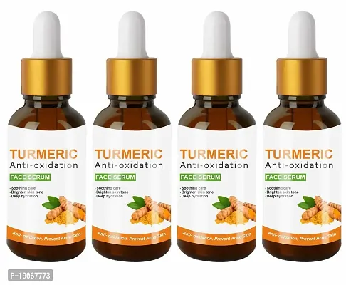 Turmeric Anti-Oxidation Face Serum|Brightening, Nourishing, Moisturizing Skin Serum For All Skin Types Pack of 4 of 30ML