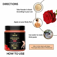 Oilanic Chocolate + Rose Hair Removal Powder Combo Pack of 2 Jar 150gms (300gms)-thumb3