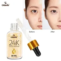 Oilanic 24K Gold Serum for Face Perfect for Dry Skin|Reduce Acne, Dark Spots  Marks Pack of 3 of 30ML-thumb4