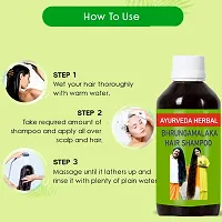 Herbal Ayurveda Bhrungamalaka Shampoo 100% Organic/Pure/Natural Anti-Hair Fall or Hair Growth (125ML) Pack of 1-thumb1