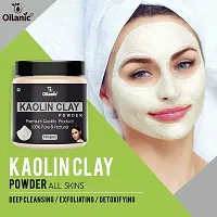 Oilanic 100% Pure  Natural Kaolin Clay Powder- For Skin  Hair Combo Pack of 3 Jar (300gm)-thumb4