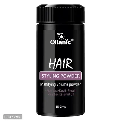 Oilanic Hair Volumizing Powder Matte Finish 24hrs Hold Hair Pack of 1 of 15Gms Hair Styling Powder Extreme Hair Volumizer Powder  (15 g)