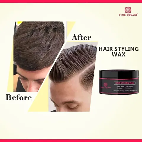 Pink Square Hair Styling Hair Wax/Crystal Hair Wax for Men |