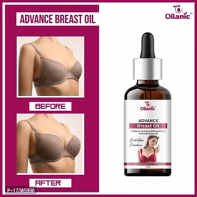 Oilanic Advance Breast oil for Breast Massage  Breast Growth oil Pack of Bottle of 30ml-thumb0