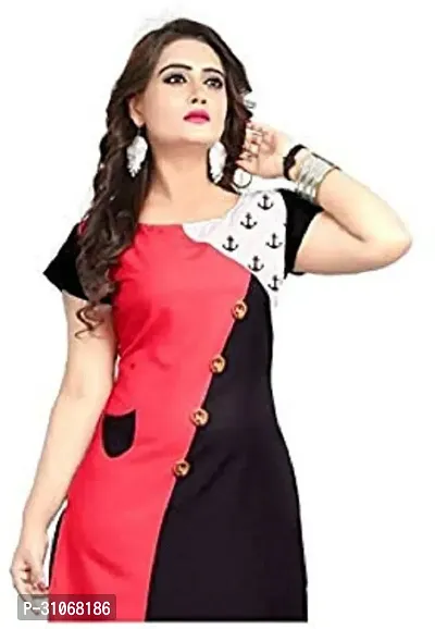 Elegant Printed Crepe Kurta For Women And Girls-thumb3