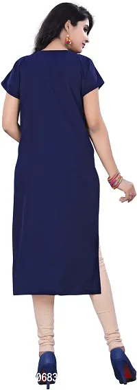 Elegant Printed Crepe Kurta For Women And Girls-thumb2