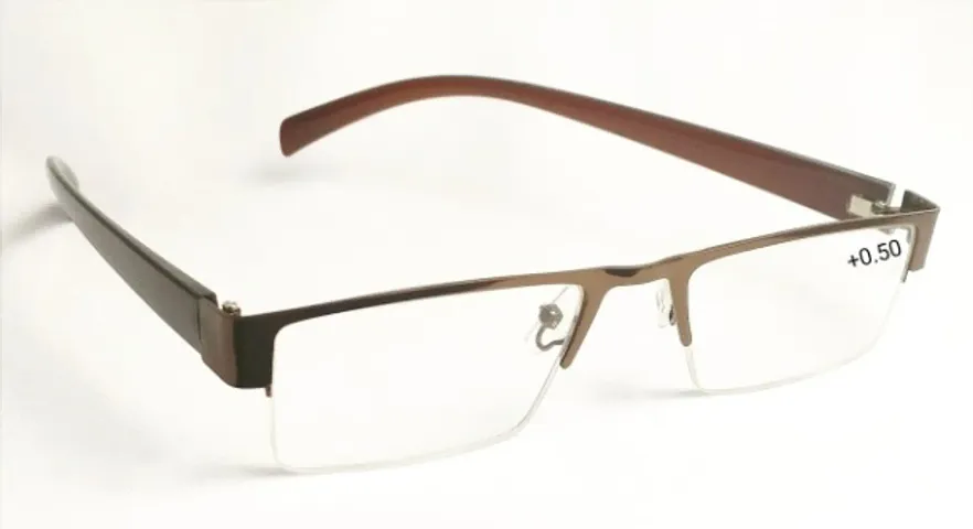 Half Rim (+0.50) Rectangle Reading Glasses