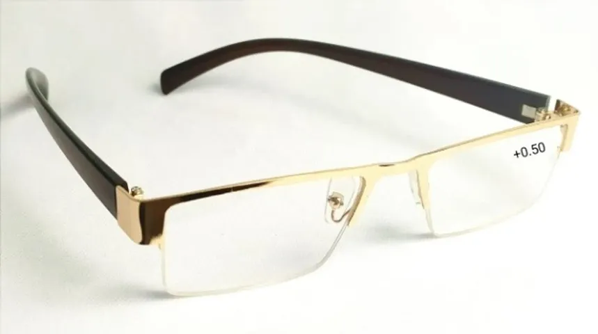 Half Rim (+0.50) Rectangle Reading Glasses