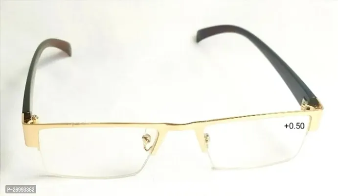 Half Rim (+0.50) Rectangle Reading Glasses-thumb2