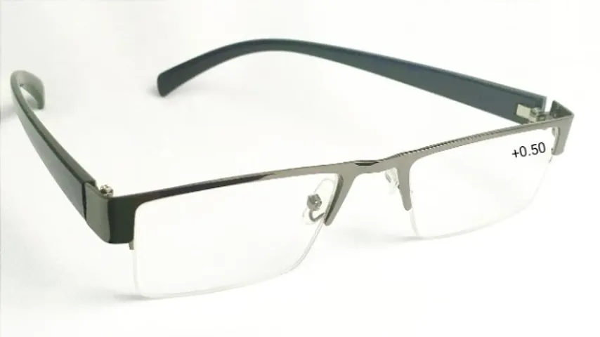 Half Rim (+0.50) Rectangle Reading Glasses