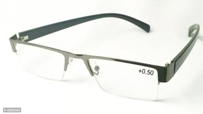 Half Rim (+0.50) Rectangle Reading Glasses-thumb4