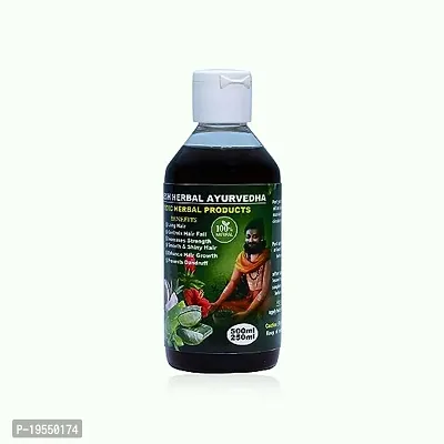 Herbal Ayurvedha Hair Oil For Long And Strong Hair For Smooth And Shine Boosts Hair Growth Controls Hair Fall Herbal Formula 100 Ml