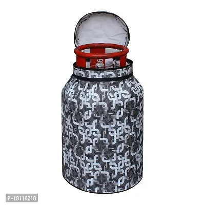 Glassiano Dustproof LPG PVC Gas Cylinder Cover (Height x Width 25 x21 ) - S38