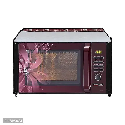 Glassiano Microwave Oven Cover for IFB 30 L Convection Microwave Oven 30FRC2 Floral Pattern (Multicolour)-thumb5