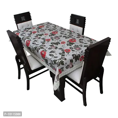 Glassiano Printed Waterproof Dinning Table Cover 4 Seater Size 52x76 Inch, S21
