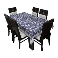 Glassiano Printed Waterproof Dinning Table Cover 8 Seater Size 60x108 Inch, S10-thumb1