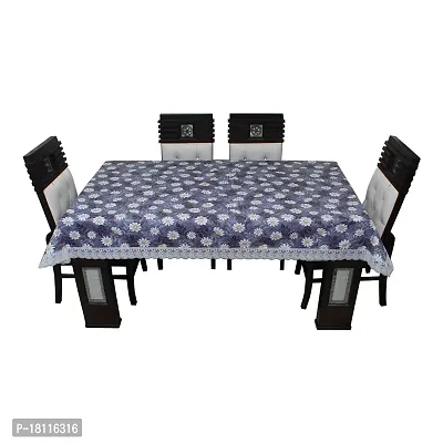 Glassiano Printed Waterproof Dinning Table Cover 8 Seater Size 60x108 Inch, S10-thumb0