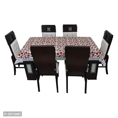 Glassiano Printed Waterproof Dinning Table Cover 6 Seater Size 60x90 Inch, S20-thumb5