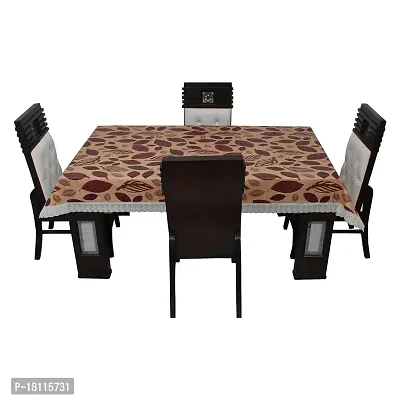 Glassiano Printed Waterproof Dinning Table Cover 4 Seater Size 52x76 Inch, S19-thumb2