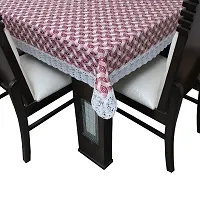 Glassiano Printed Waterproof Dinning Table Cover 4 Seater / 4 Seater Dinning Table Cover PVC, Size 52x76 Inch, S64-thumb2