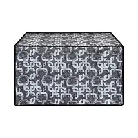 Glassiano Geometric Grey Printed Microwave Oven Cover for Panasonic 20 Litre Convection Microwave Oven NN-CT265MFDG-thumb4