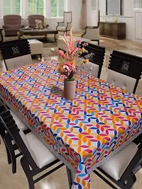 Glassiano Table Cloth |Center Table Cover |Round Table Cover |Cover for Kitchen Table/Dining Table Cover for Wedding Party (Size:-40inch x 60 Inch) Multicolor-Print 1-thumb1