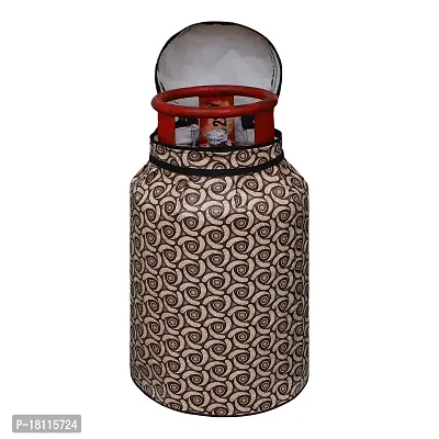 Glassiano Dustproof LPG PVC Gas Cylinder Cover (Height x Width 25 x21 ) - S58